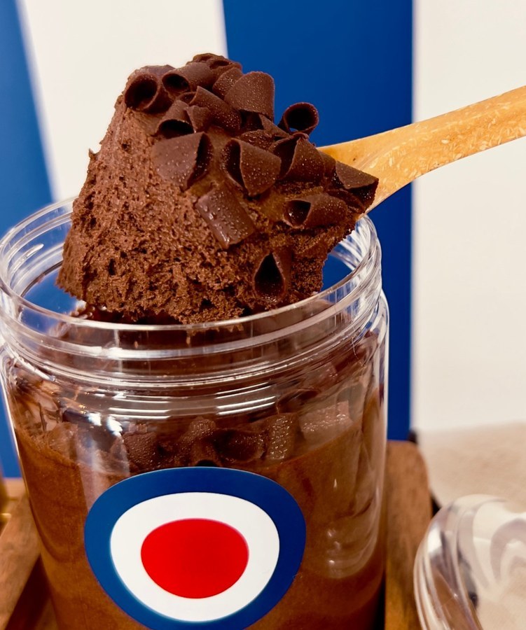 Mousse au chocolat maison en pot individuel